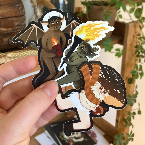 Torchbearer Goblin Sticker