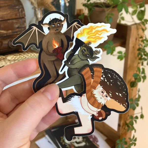 Mushroom with Acorn Sticker