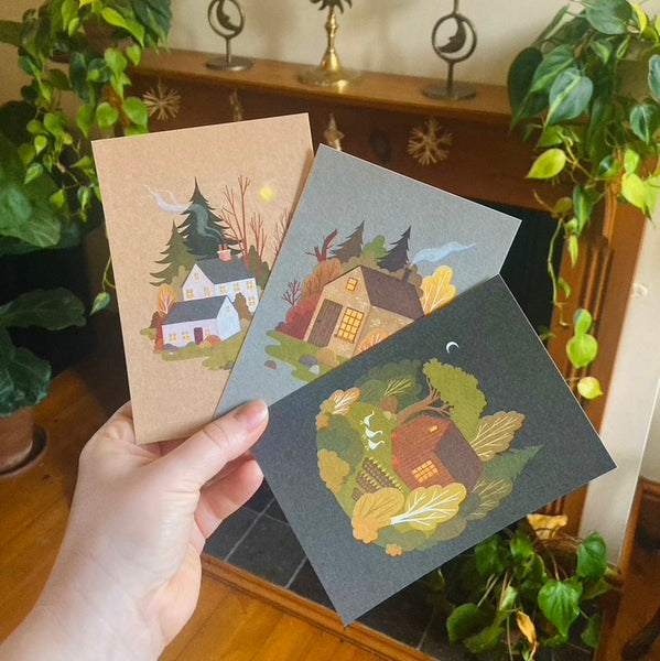 Garden Geese Print