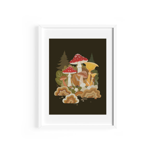 Fungi Forest Print