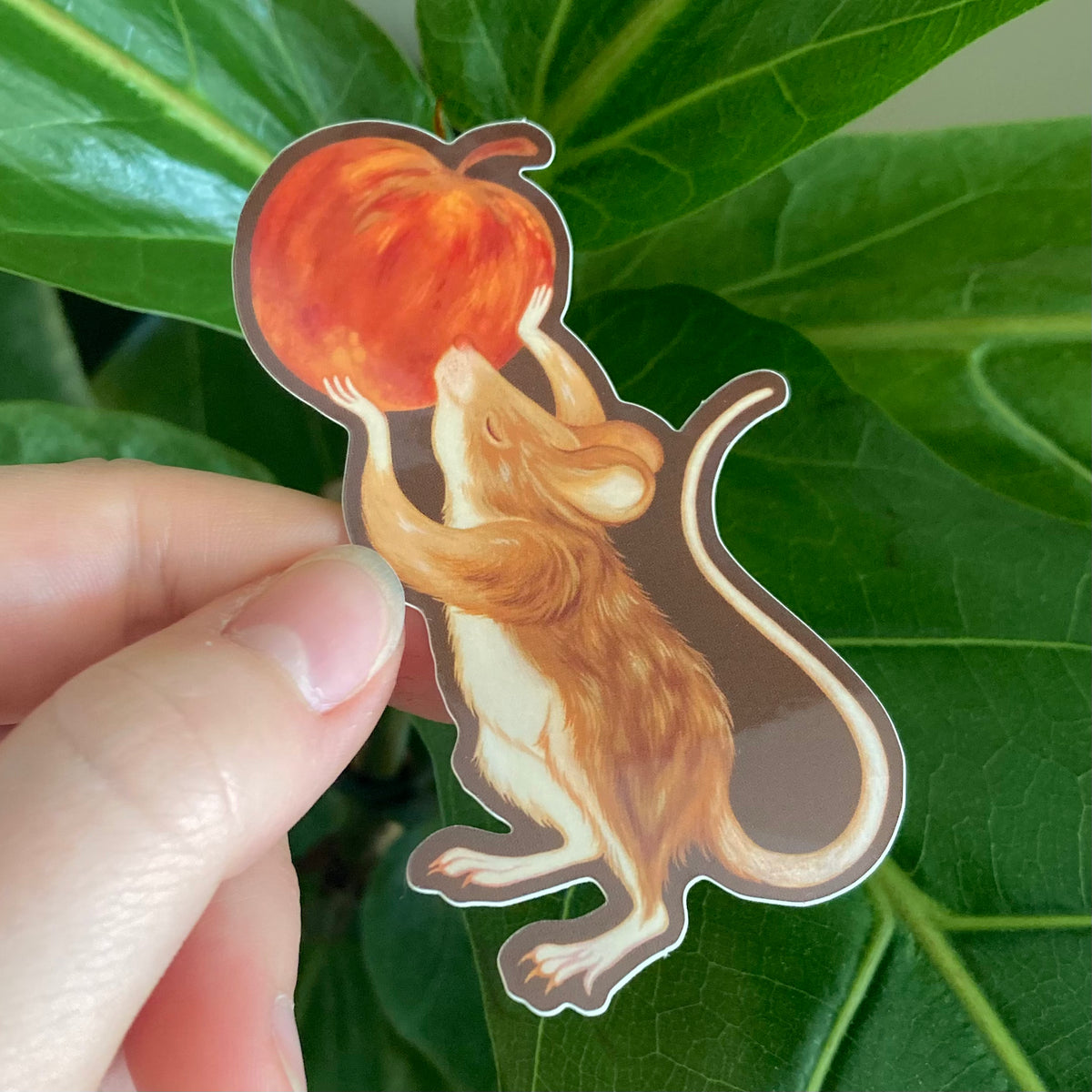 Apple Mouse Sticker Kate Aspen