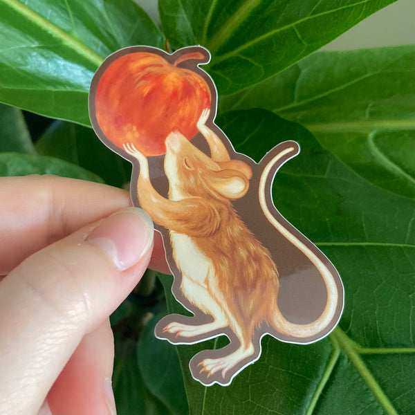 Apple Mouse Sticker