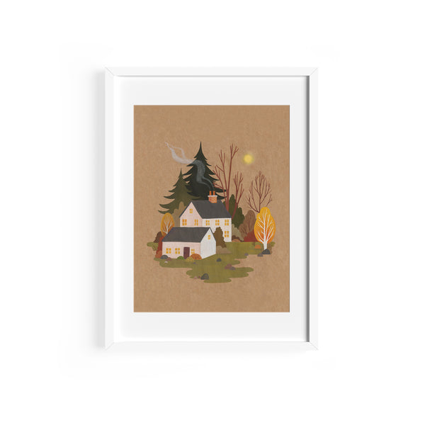 Autumn Sun Postcard