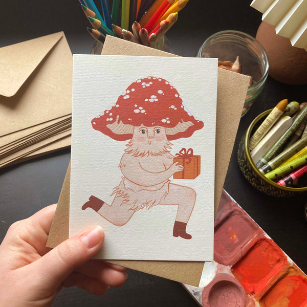 Mushroom Sends A Gift Card
