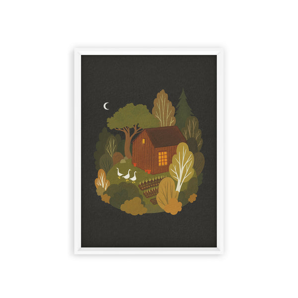 Garden Geese Print
