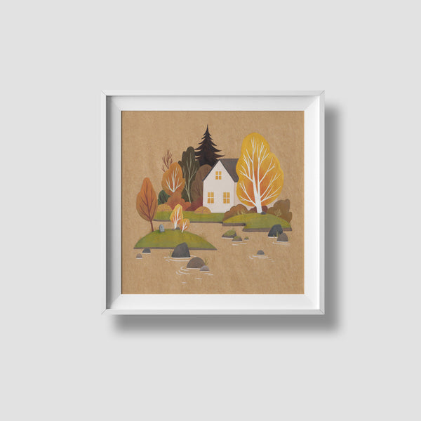 Autumn Island Print