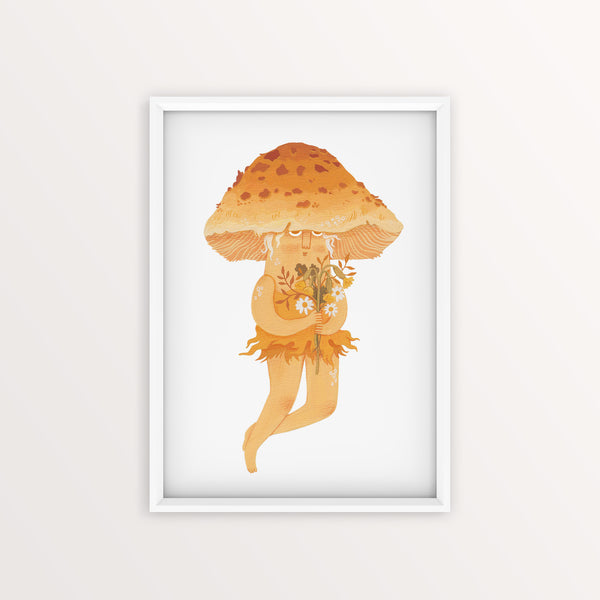 Mushroom Print - Honey Buttercap