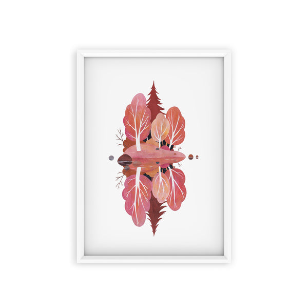 Pink Island Print