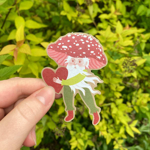 Mushroom Sprite with Heart
