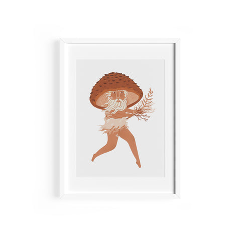 Mushroom Print - Freckled Tawny Cap
